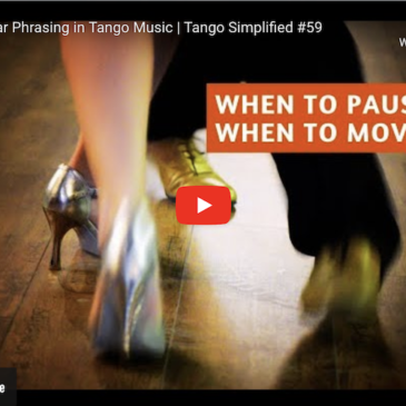 How to hear phrasing in tango